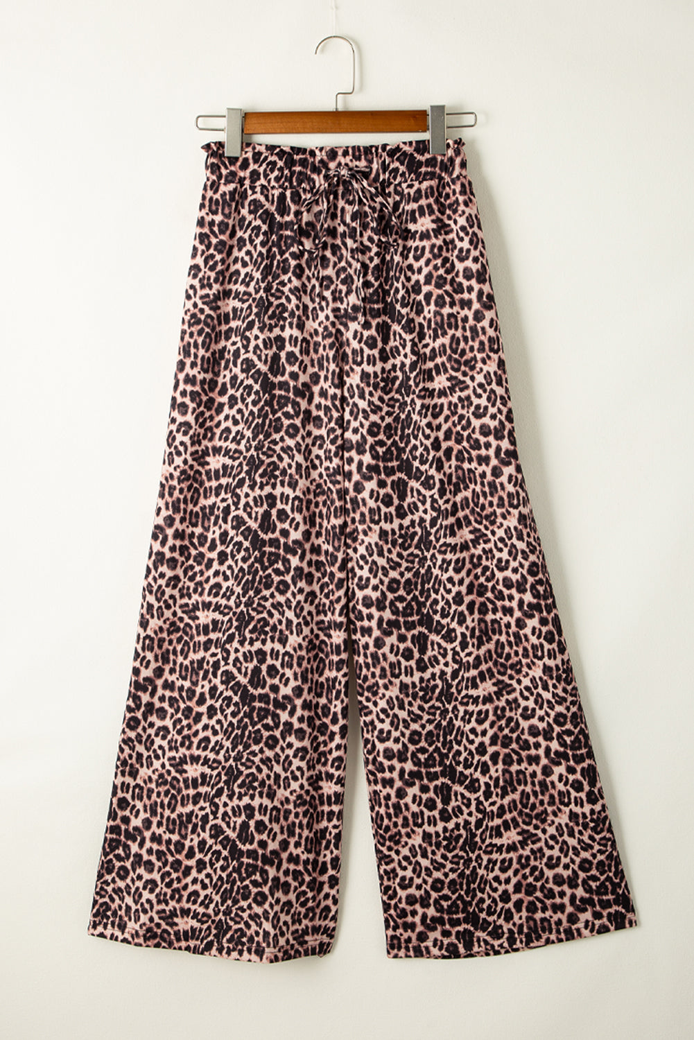 Boho Leopard Wide Leg Pants | Desert Palm