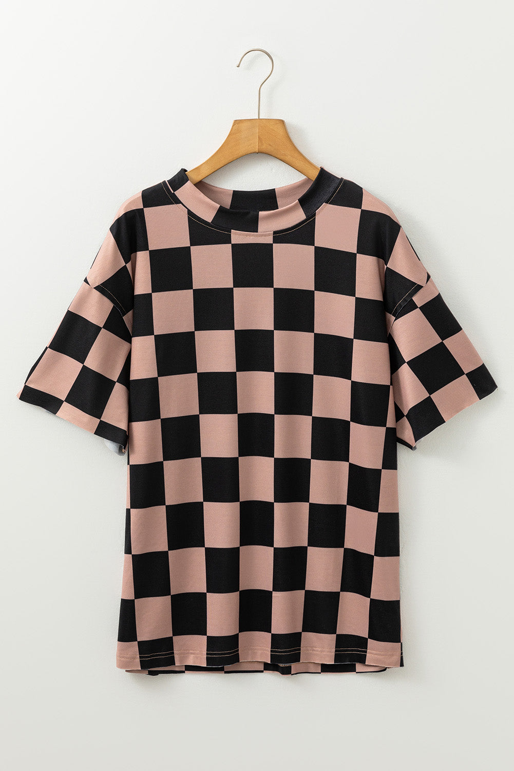 Checkmate Boyfriend Casual Tee | Light French Beige