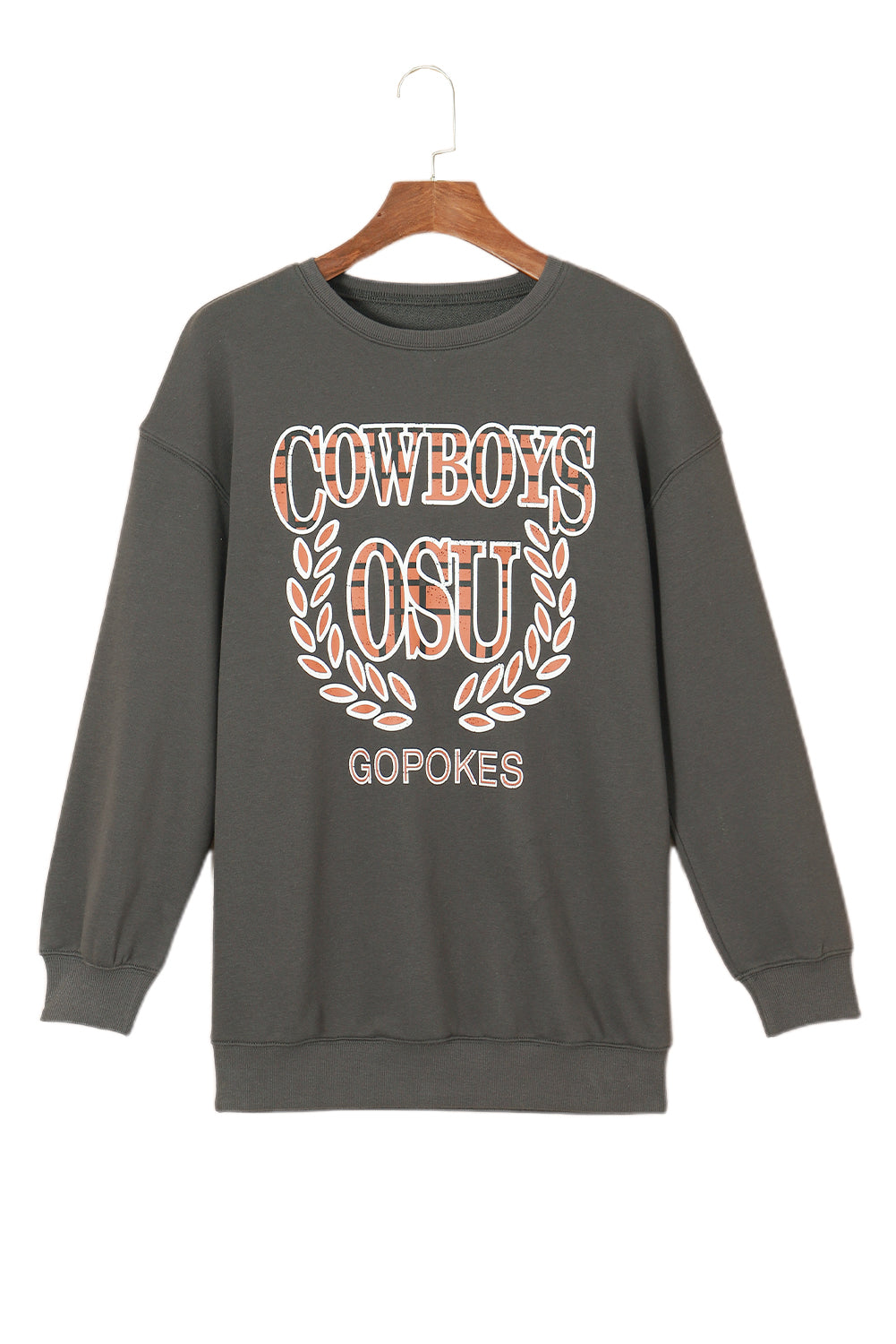 Cowboy Osu Go Pokes Oversized Sweatshirt | Gray