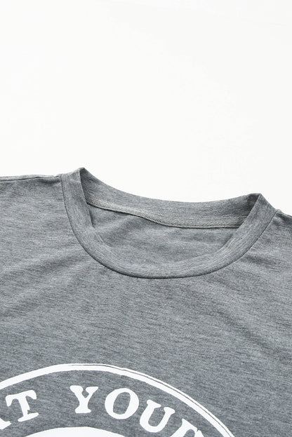 Support Your Local Farmers Graphic Tee | Gray