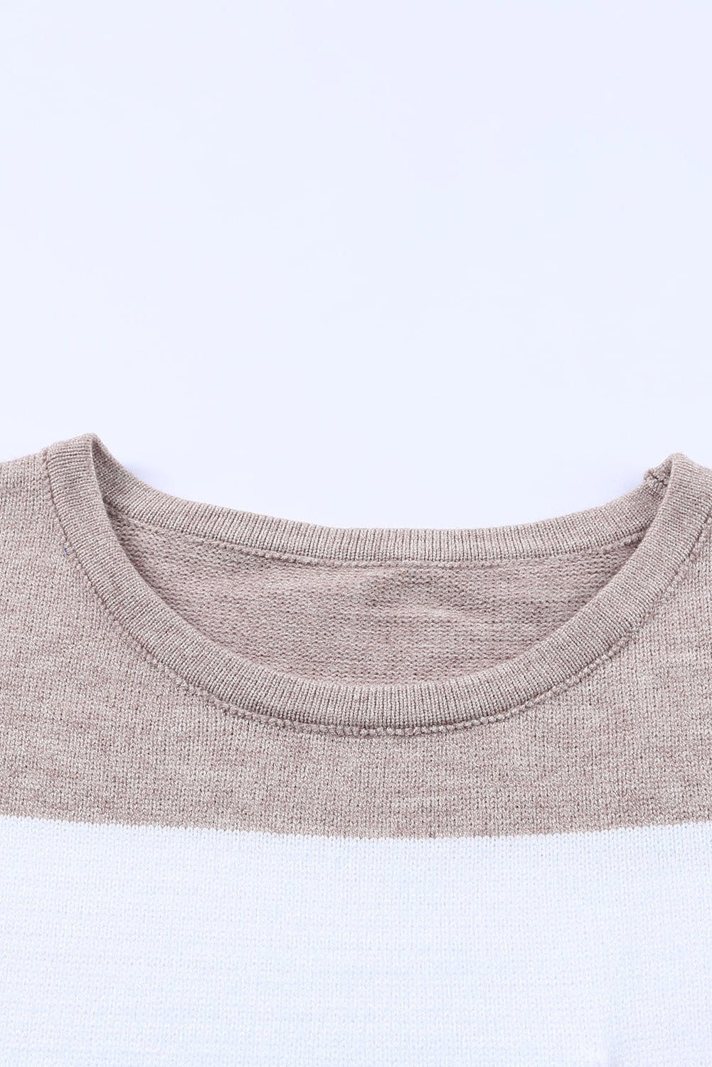 Colourblock Pocketed Sweater | Purple