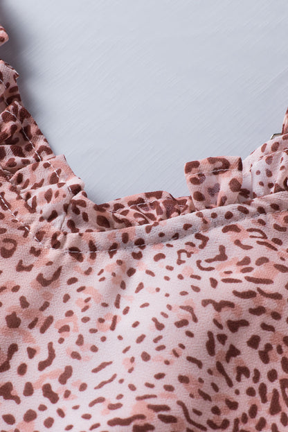 Cheetah Print Shift Tank | Pink