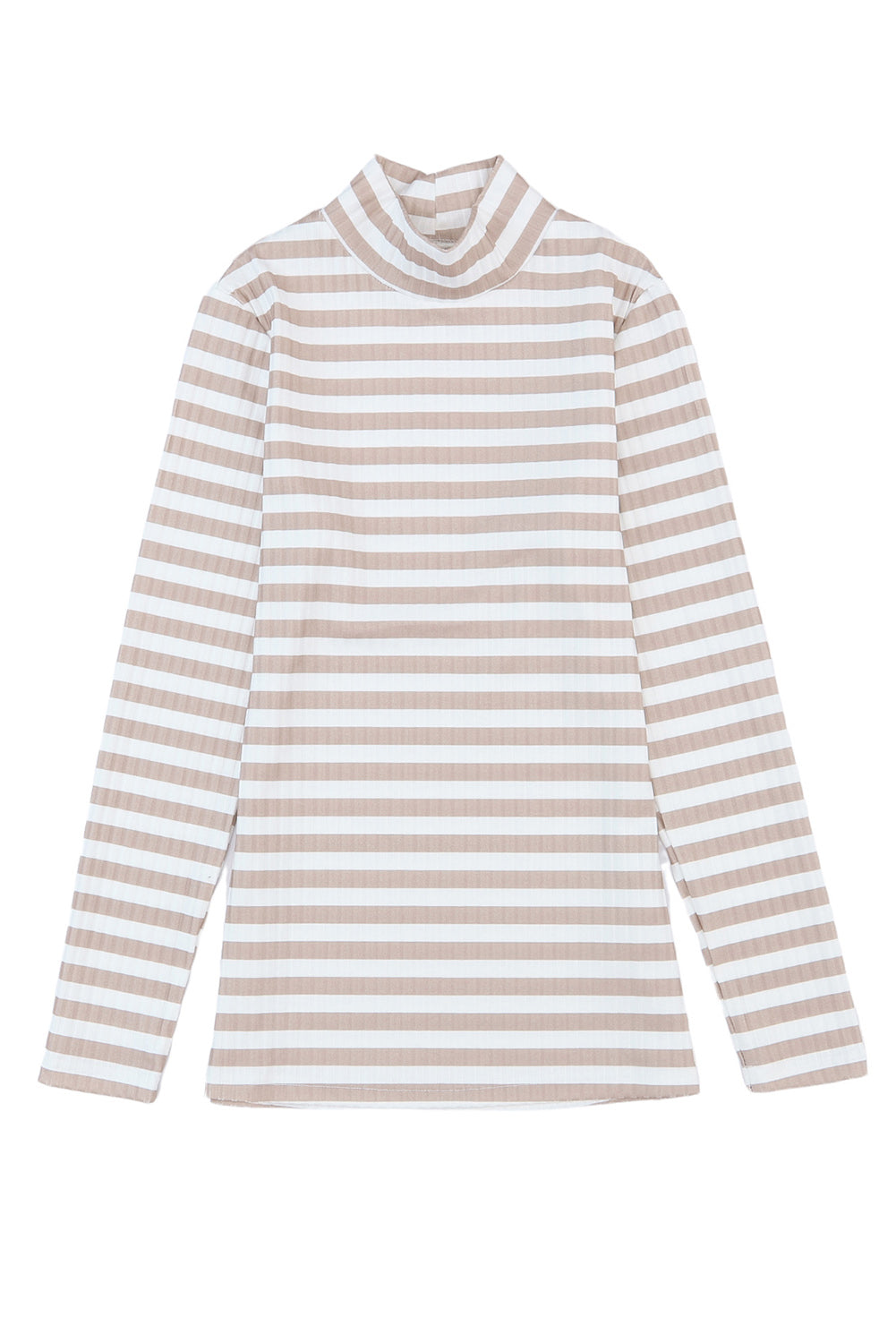 d Print Textured Knit Long Sleeve Tee | Stripe